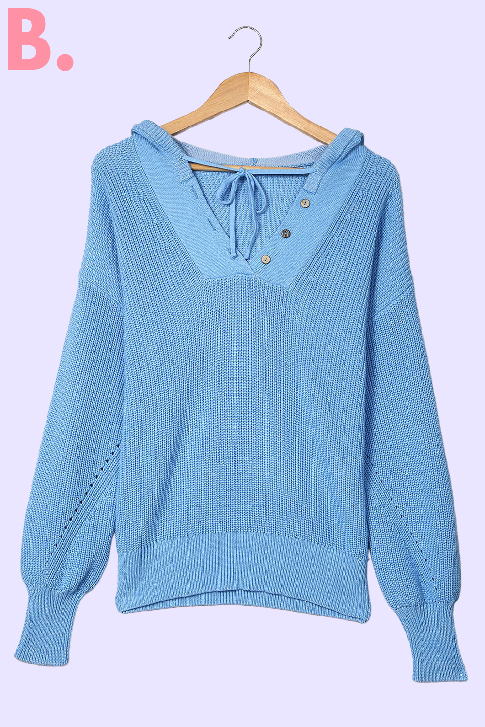 Bliss™ Sorbet Comfort Hooded Sweater