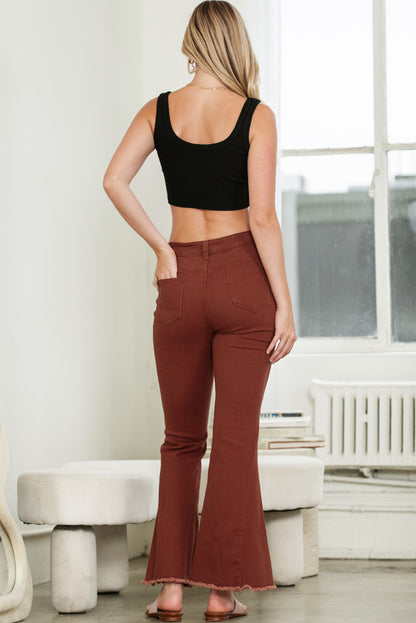 Bliss™  High Waist Rustic Rebel Flares Jeans