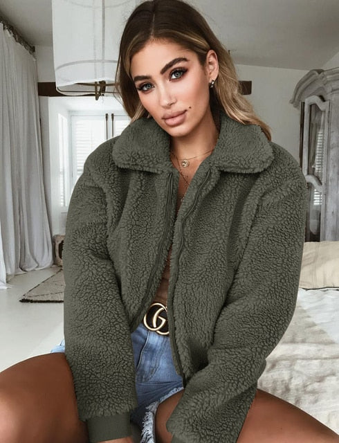 Bliss™ Teddy Touch Bomber