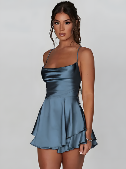 Mini Satin Cami Dress