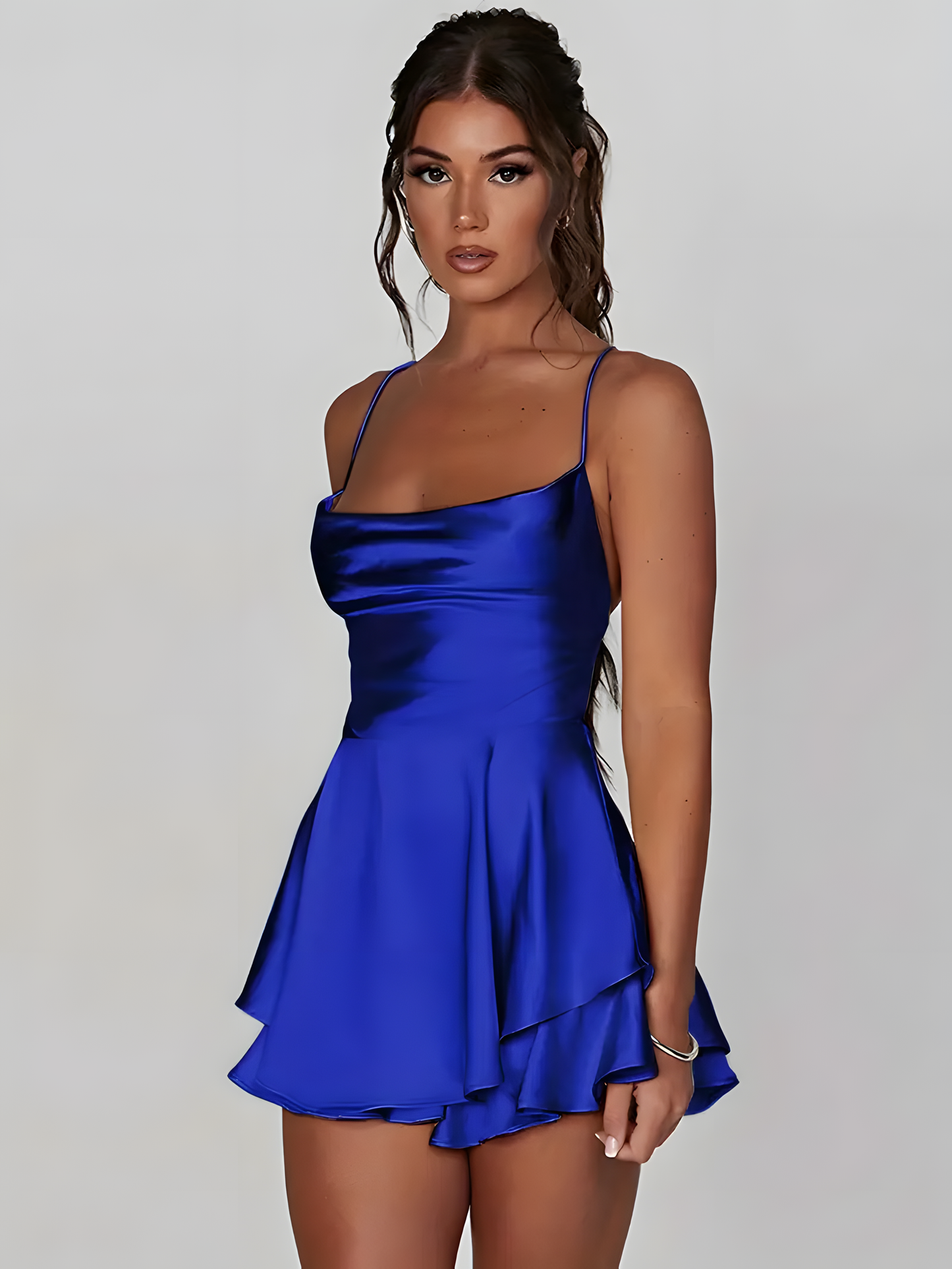 Mini Satin Cami Dress