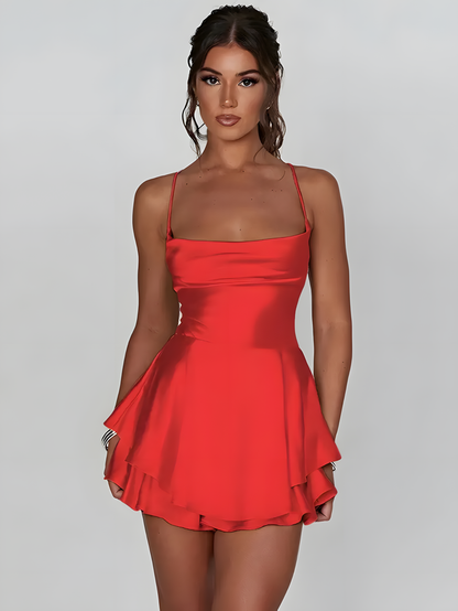 Mini Satin Cami Dress