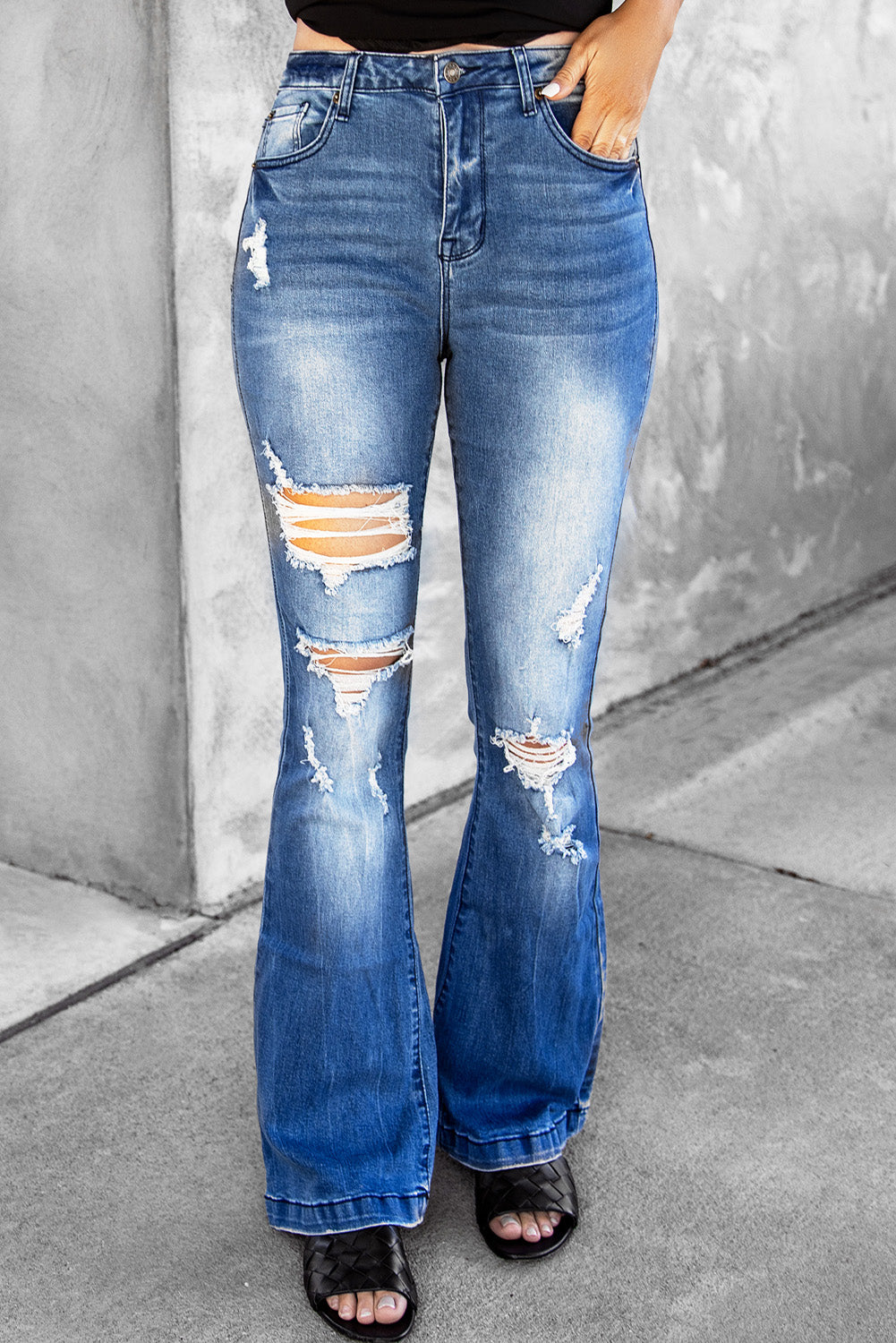 Bliss™ Classic High Waist Flare Jeans