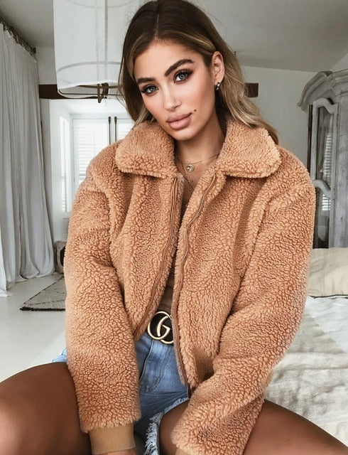 Bliss™ Teddy Touch Bomber