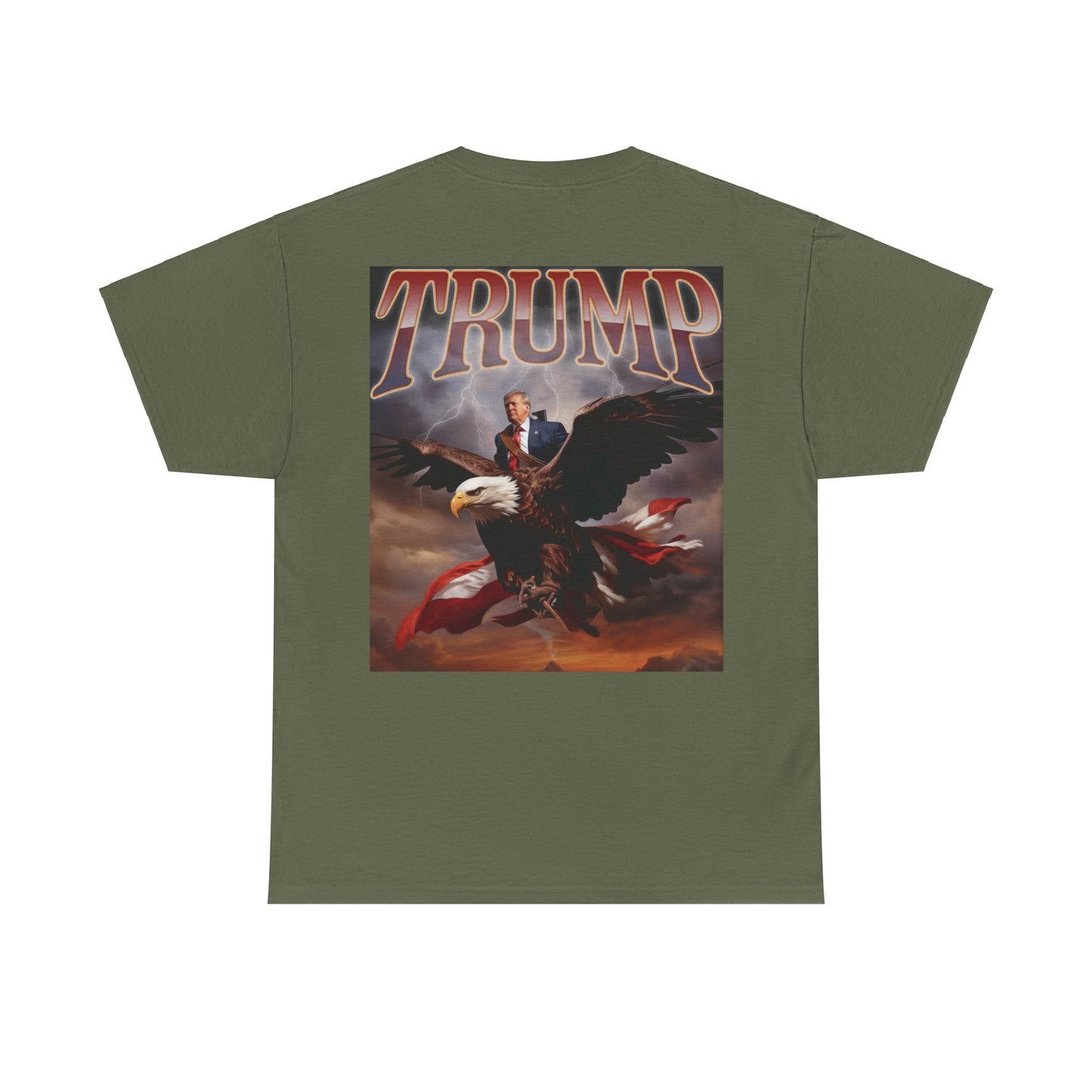 Trump Riding American Eagle unisex tee