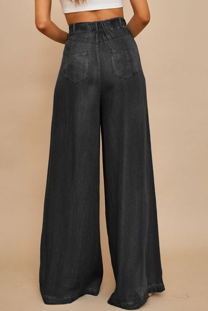 Bliss™ Wide Leg Soft Denim Flared Pants