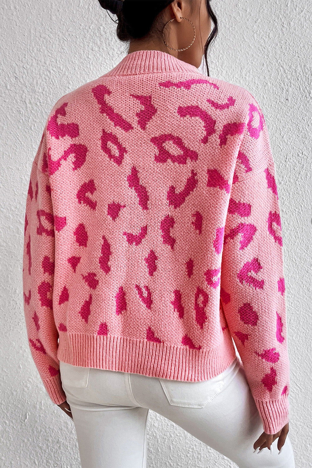 Bliss™ Candy Kisses Leopard Sweater