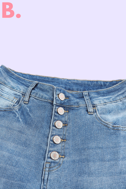 Bliss™ High Waisted Bell Bottom Jeans