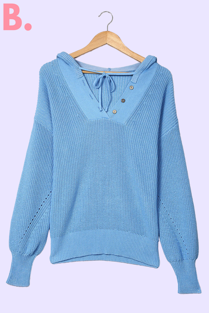 Bliss™ Sorbet Comfort Hooded Sweater