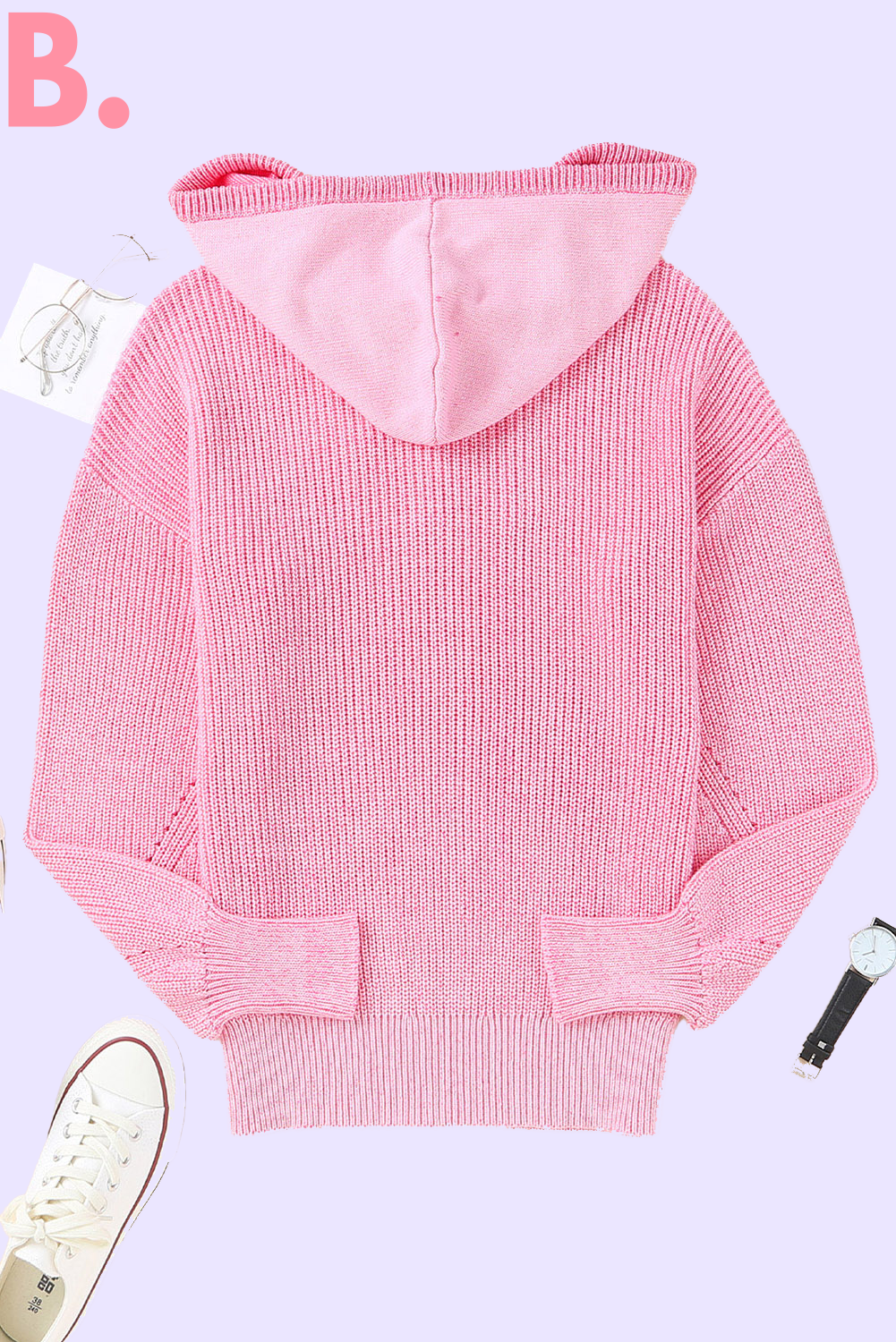 Bliss™ Sorbet Comfort Hooded Sweater